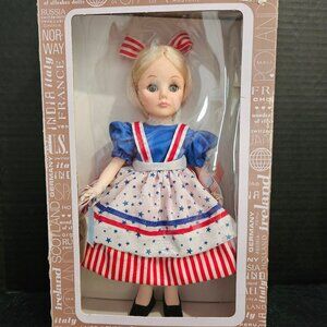 1984 Effanbee United States #1101 Patriotic 4th of July 11" Vinyl Doll NOS in Bo